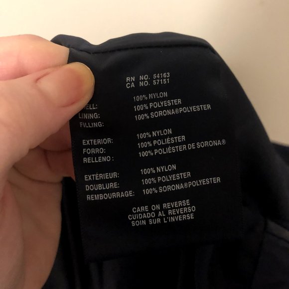 Tommy Hilfiger Puffer Jacket Size XS Navy Blue - Picture 7 of 7